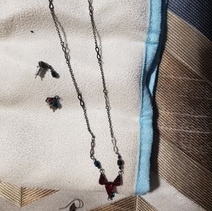 Earrings and necklace set